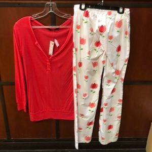 Women’s Cotton Long Sleeve Two Piece Set